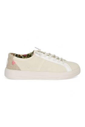 Sneaker donna in tessuto colore bianco HEY DUDE | 40154-1JZ
